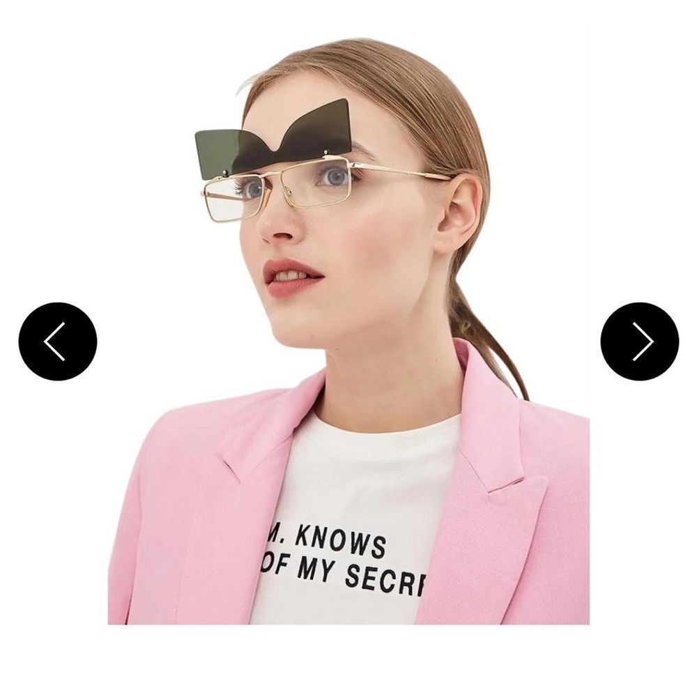 Gucci 58MM rectangular sunglasses